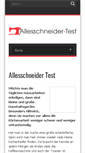 Mobile Screenshot of allesschneider-test.org