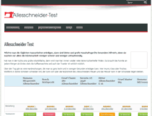 Tablet Screenshot of allesschneider-test.org